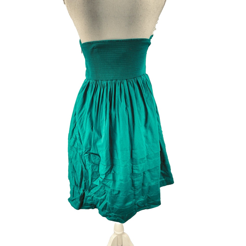 Maeve Height of Summer Strapless Cotton Dress Sz 8 Cottage Feminine Retro - Picture 7 of 13